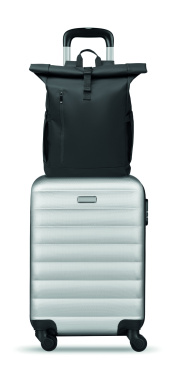 Logotrade werbemittel das Foto: Rolltop-Rucksack 600D RPET