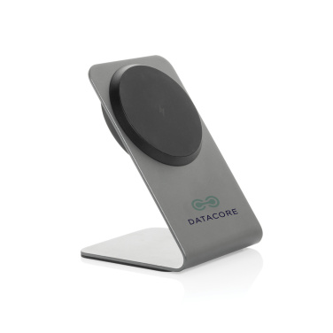 Logotrade Logogeschenke das Foto: Terra Aluminium 15W magnetischer Wireless-Charger