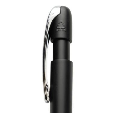 Logotrade Logogeschenke das Foto: Glide GRS-zertifizierter rABS Stift mit Metallclip