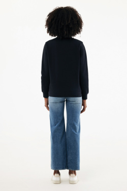 Logotrade werbemittel das Foto: IQONIQ Elgon Quarter-Zip-Sweater aus rec. Baumwolle