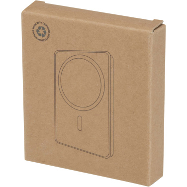 Logotrade werbemittel das Foto: Acrab 15 W 5.000 mAh magnetische kabellose Powerbank mit 20 W PD aus recyceltem Kunststoff