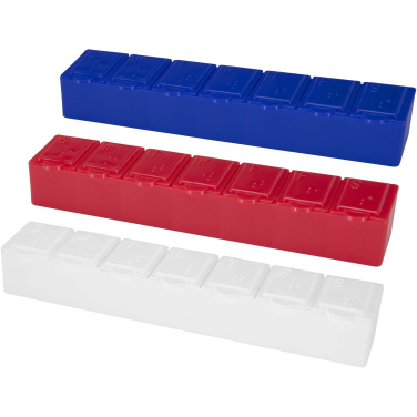 Logotrade Werbeartikel das Foto: Dose 7 Tage Multivitamin Organizer