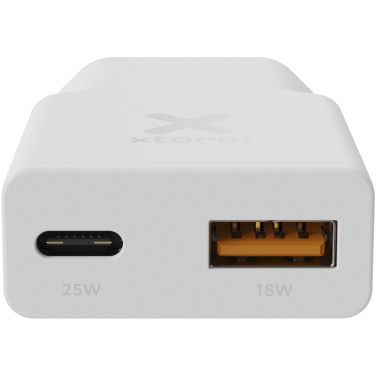 Logotrade Werbeartikel das Foto: Xtorm XG2SL025 Go2 SlimLine 25W Ladegerät