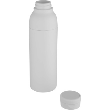 Logotrade Werbeartikel das Foto: Illuminate 650 ml RCS doppelwandige Isolierflasche aus recyceltem Edelstahl