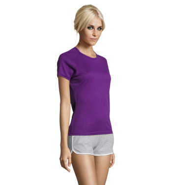 Logotrade Logogeschenke das Foto: SPORTY DAMENT-SHIRT  140g