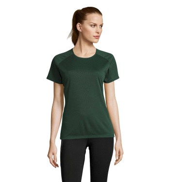 Logotrade Geschäftsgeschenke das Foto: SPORTY DAMENT-SHIRT  140g