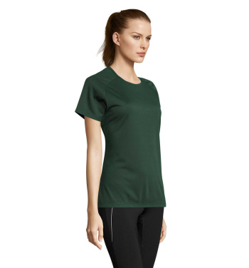 Logotrade Werbeartikel das Foto: SPORTY DAMENT-SHIRT  140g