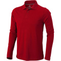 Oakville Langarm Poloshirt für Herren, Rot