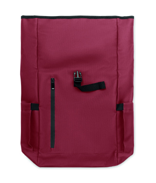 Logotrade Firmengeschenke das Foto: Rolltop-Rucksack 600D RPET