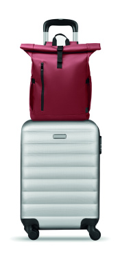 Logotrade Geschäftsgeschenke das Foto: Rolltop-Rucksack 600D RPET