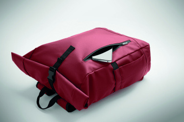 Logotrade werbemittel das Foto: Rolltop-Rucksack 600D RPET