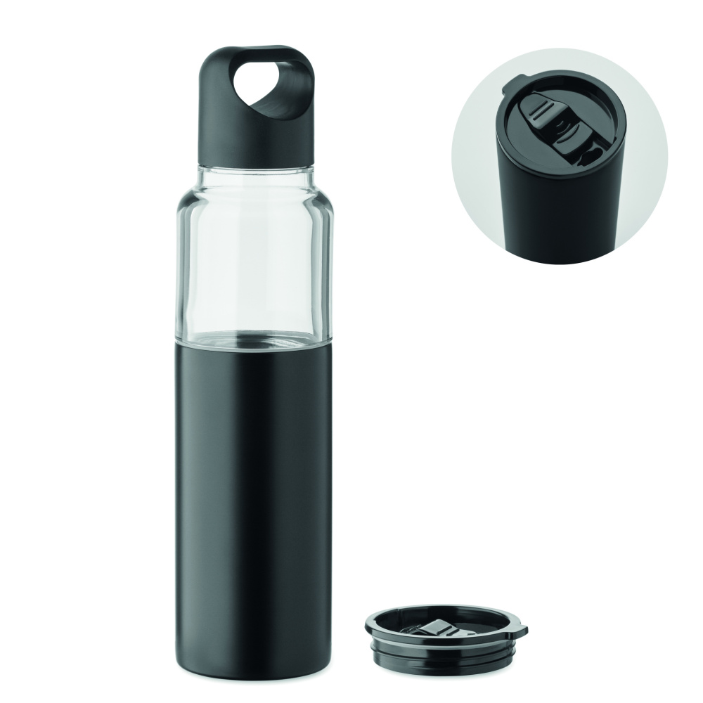 Logotrade Logogeschenke das Foto: 2in1 Flasche 610ml