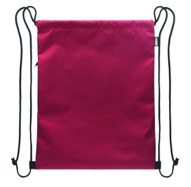 Logotrade Werbeartikel das Foto: Beutel mit Kordelzug 420D RPET