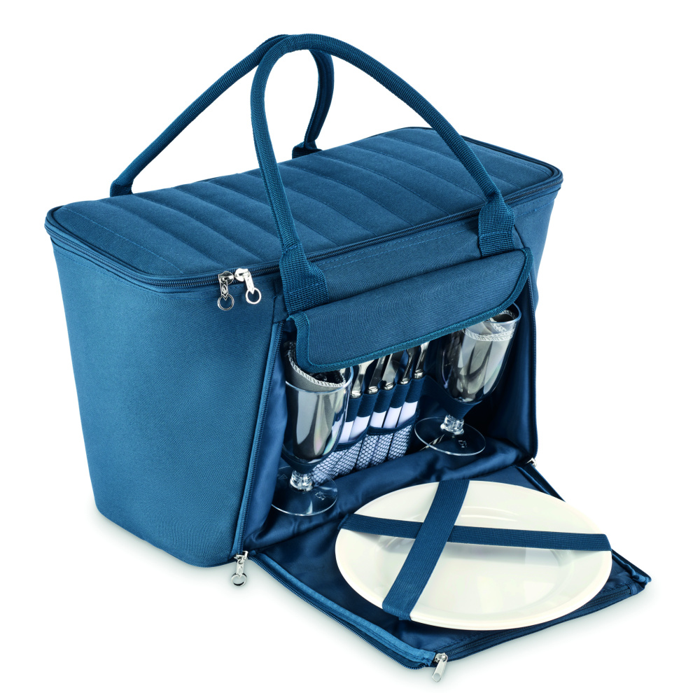 Logotrade Geschäftsgeschenke das Foto: Picknick-Kühltasche RPET