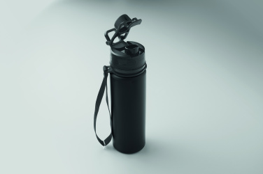 Logotrade Firmengeschenke das Foto: Faltbare Sportflasche Silikon