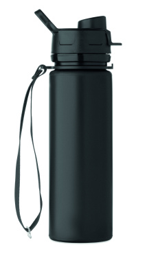 Logotrade Werbegeschenke das Foto: Faltbare Sportflasche Silikon