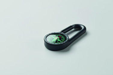 Logotrade Werbegeschenke das Foto: Outdoor-Kompass mit Karabiner