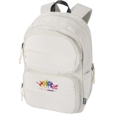 Logotrade Geschäftsgeschenke das Foto: Puffer 15,6" GRS recycelter Laptoprucksack 18L