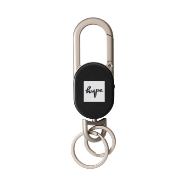Logotrade Geschäftsgeschenke das Foto: Keyfinder Dual Schlüsselanhänger mit weltweiter Ortung