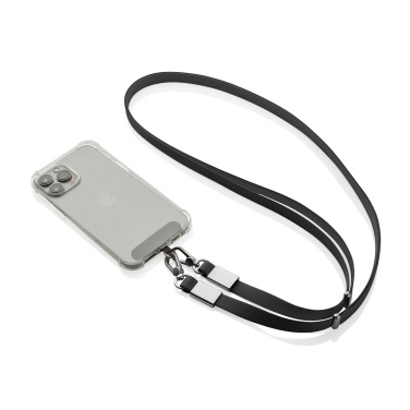 Logotrade Geschäftsgeschenke das Foto: Nivo Crossbody-Handyband aus RCS recyceltem PET
