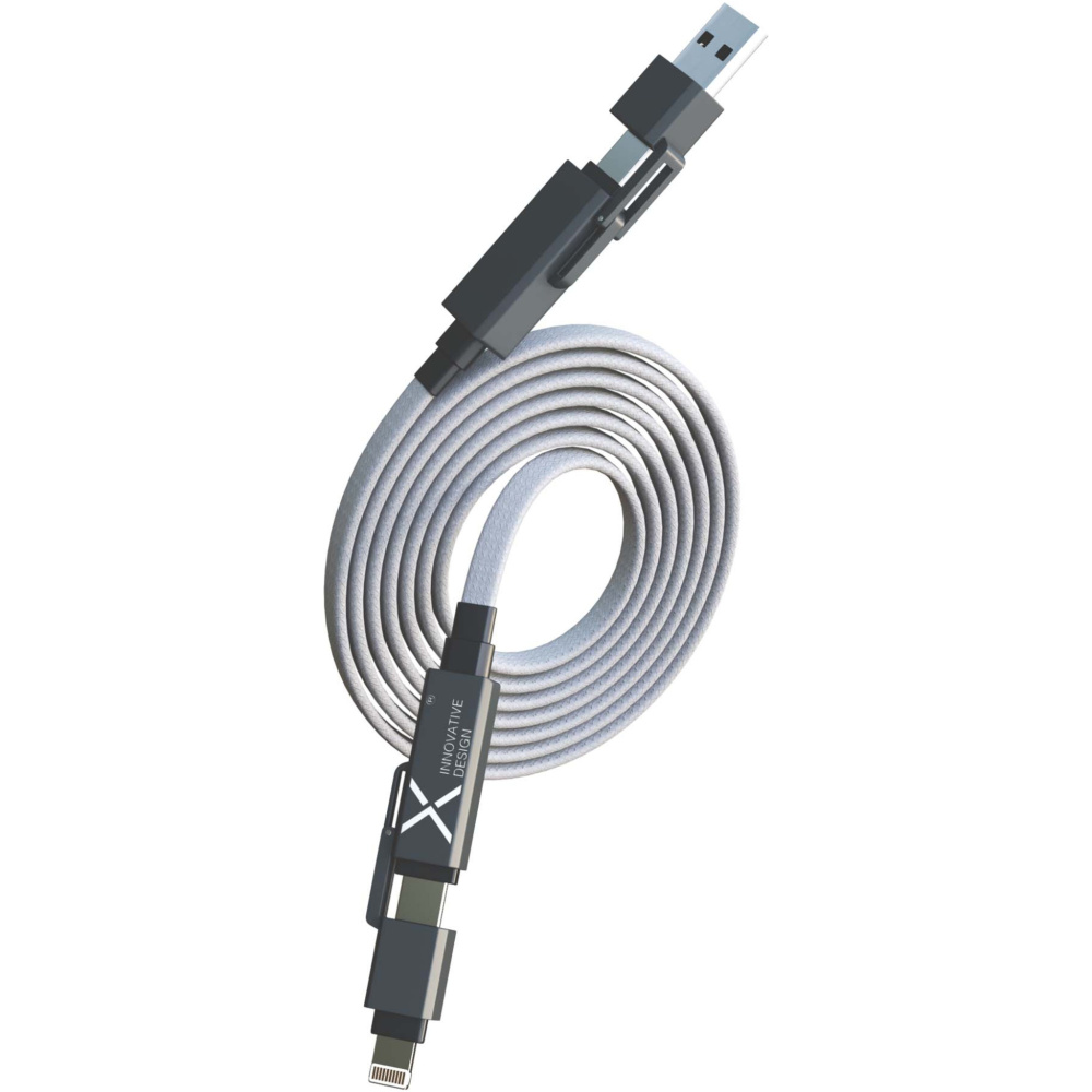 Logotrade Geschäftsgeschenke das Foto: SCX.design C58 60 W magnetisches Flachladekabel