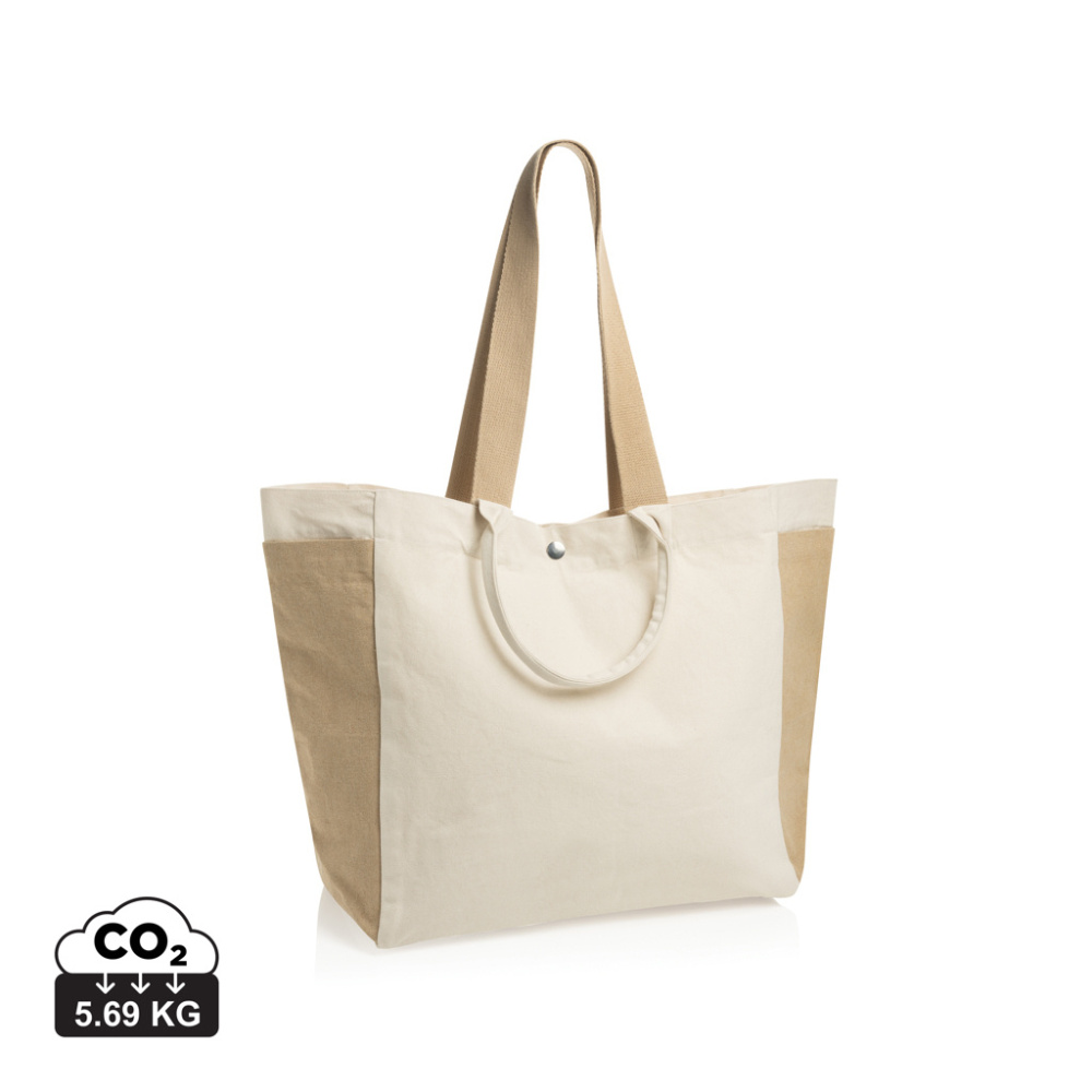 Logotrade werbemittel das Foto: BEAU AWARE™ Allround-Shopper aus rec. Canvas 400gr/m²