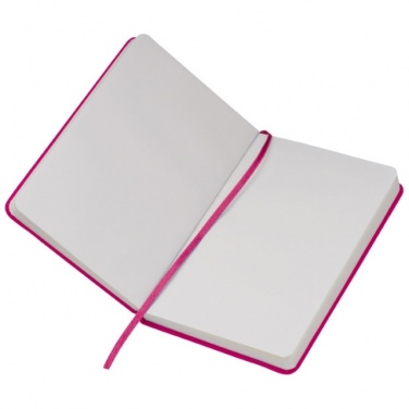 Logo trade promotional giveaway photo of: Notebook A6 Lübeck, pink