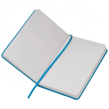 Logo trade business gift photo of: Notebook A6 Lübeck, teal