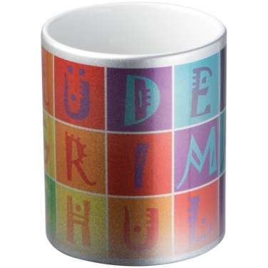 Logotrade promotional merchandise image of: Sublimation mug Alhambra, metallic silver