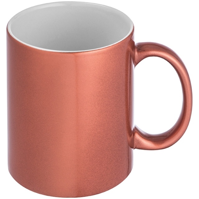 Logo trade corporate gifts picture of: Sublimation mug Alhambra, metallic red