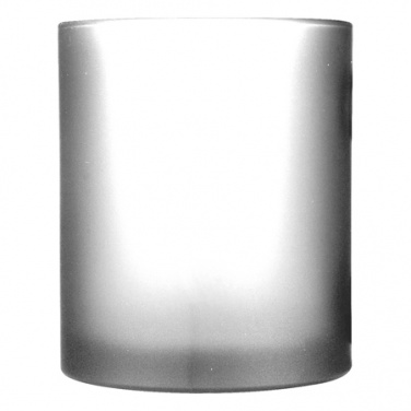 Logo trade promotional products image of: Glass coffee mug Geneva, transparent