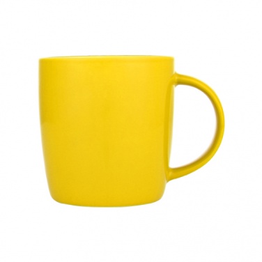 Logo trade promotional item photo of: Ceramic mug Martinez, yellow
