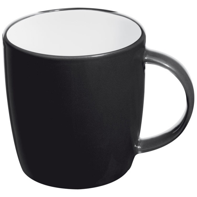 Logotrade promotional giveaway picture of: Ceramic mug Martinez, black