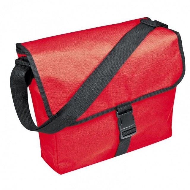 Logo trade promotional merchandise picture of: College bag 'San Sebastián', red