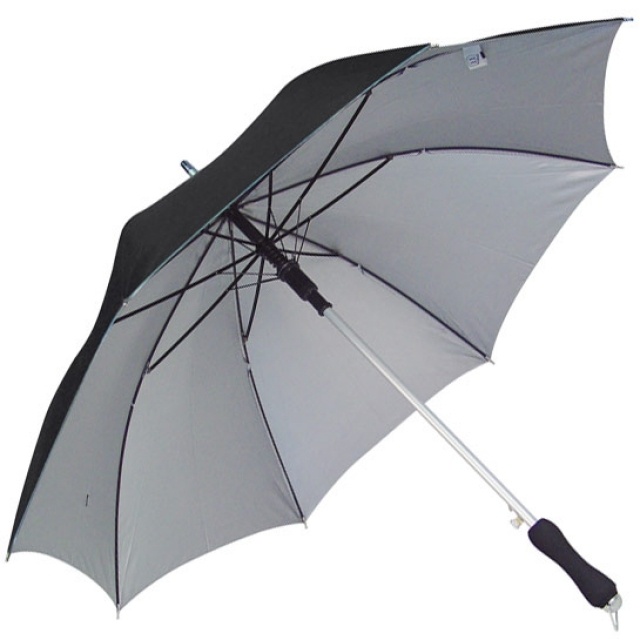 Logotrade business gift image of: Automatic umbrella 'Avignon'  color black