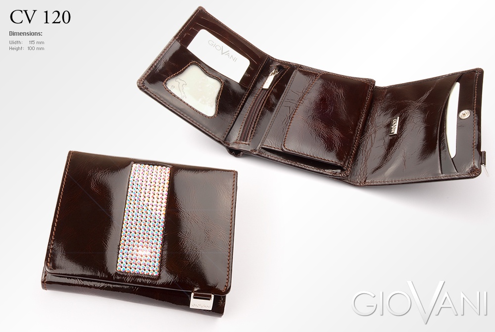 Logotrade corporate gift image of: Ladies wallet with Swarovski crystals CV 120