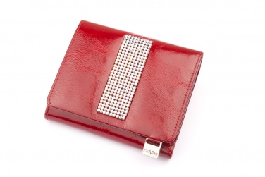 Logo trade promotional merchandise image of: Ladies wallet with Swarovski crystals CV 120