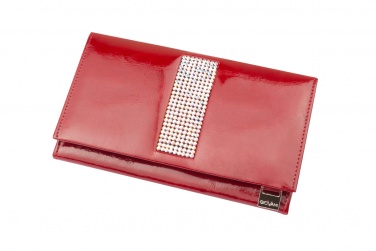 Logo trade promotional gifts picture of: Ladies wallet with Swarovski crystals CV 140