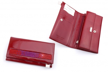 Logo trade promotional merchandise picture of: Ladies wallet with Swarovski crystals DV 140