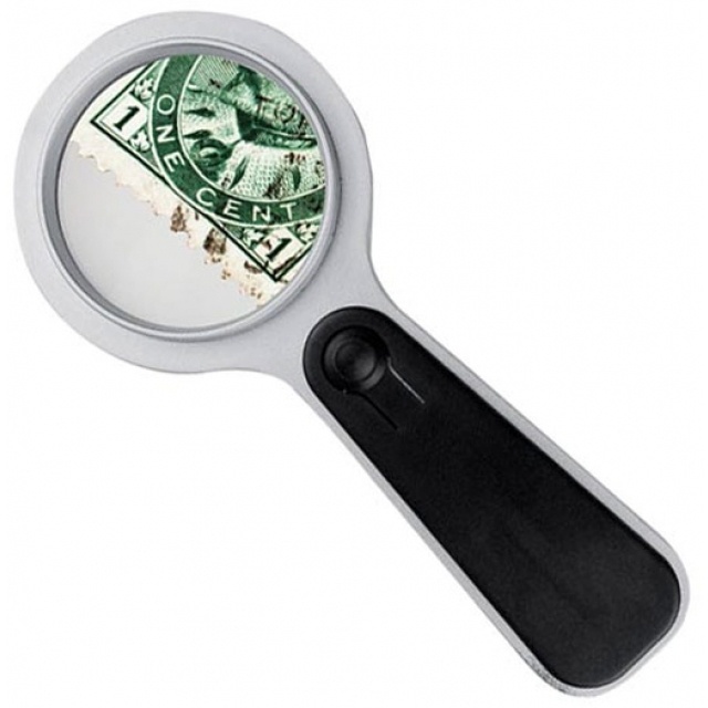 Logo trade promotional products image of: Magnifying glass 'Gloucester', black
