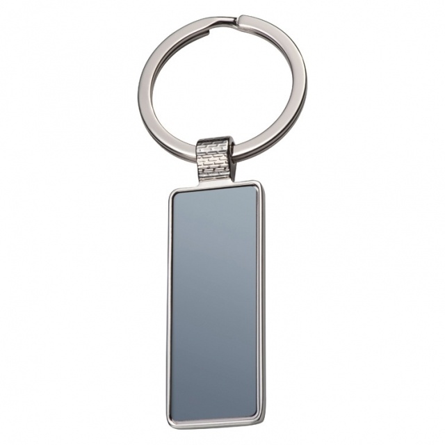 Logotrade promotional item image of: Key ring 'Grand Haven'  color grey