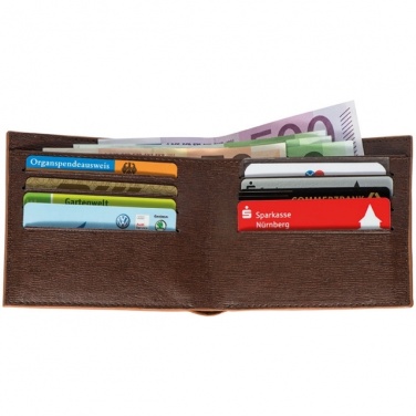 Logotrade advertising product picture of: Mens wallet Glendale, brown
