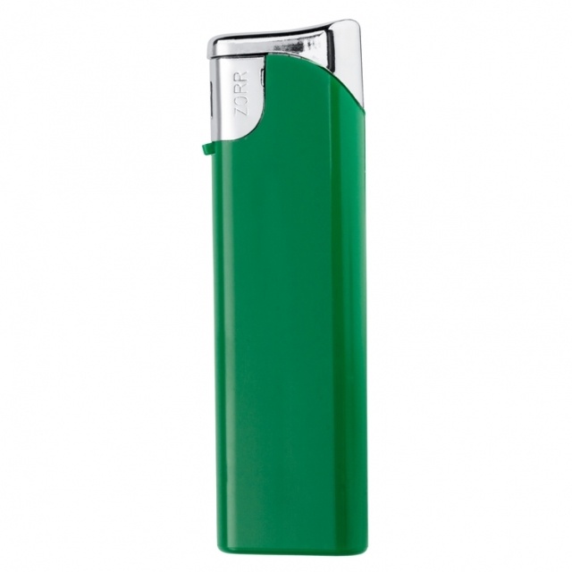 Logotrade business gift image of: Electronic lighter 'Knoxville'  color green