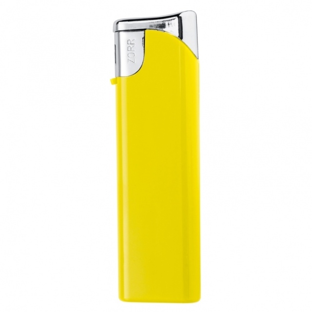 Logo trade promotional merchandise picture of: Electronic lighter 'Knoxville'  color yellow