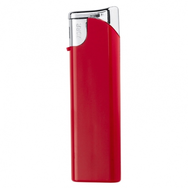 Logotrade business gift image of: Electronic lighter 'Knoxville'  color red
