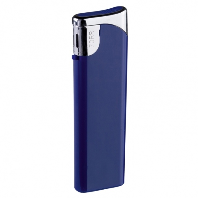 Logotrade promotional merchandise picture of: Electronic lighter 'Knoxville'  color blue