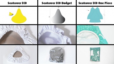 Logotrade promotional giveaway image of: Seatcover Eco BUDGET with reflector