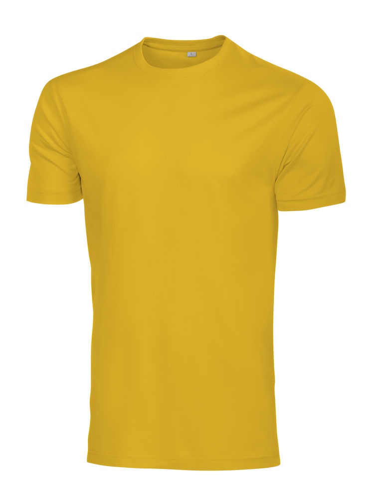Logo trade promotional gifts picture of: T-shirt Rock T yellow