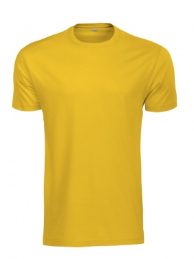 Logo trade promotional merchandise picture of: T-shirt Rock T yellow
