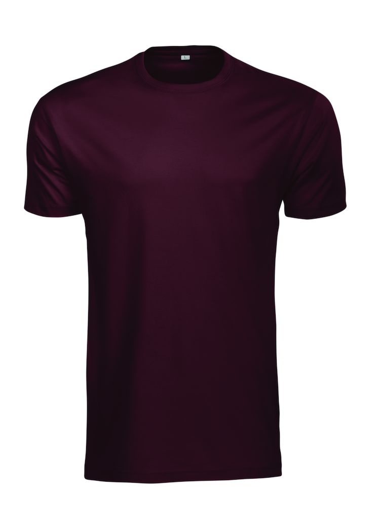 Logo trade promotional items image of: #4 T-shirt Rock T, burgundy